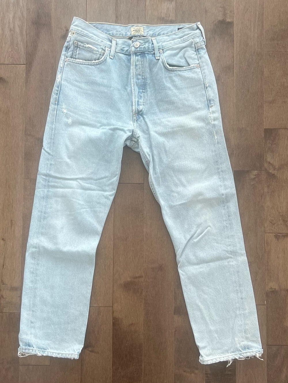 Citizens of Humanity Charlotte Crop High Rise Straight — Size 27